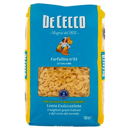 24x Pasta De Cecco 100% Italienisch Farfalline n. 95 Nudeln 500g + Italian Gourmet Polpa 400g von Italian Gourmet E.R.