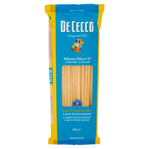 24x Pasta De Cecco 100% Italienisch Mezza Zita N°17 Nudeln 500g + Italian Gourmet Polpa 400g von Italian Gourmet E.R.