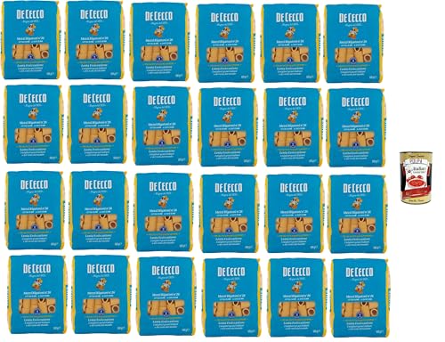 24x Pasta De Cecco 100% Italienisch Mezzi Rigatoni N° 26 Nudeln 500g + Italian Gourmet Polpa 400g 24x Pasta De Cecco 100% Italienisch Mezzi Rigatoni N° 26 Nudeln 500g + Italian Gourmet Polpa 400g von Italian Gourmet E.R.