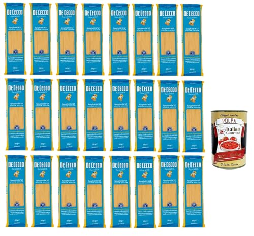 24x Pasta De Cecco 100% Italienisch Spaghetti n°12 Nudeln 500g + Italian Gourmet Polpa 400g 24x Pasta De Cecco 100% Italienisch Spaghetti n°12 Nudeln 500g + Italian Gourmet Polpa 400g von Italian Gourmet E.R.
