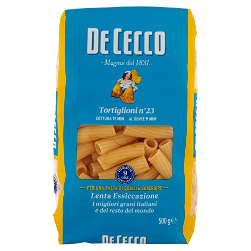 24x Pasta De Cecco 100% Italienisch Tortiglioni N°23 Nudeln 500g + Italian Gourmet Polpa 400g von Italian Gourmet E.R.