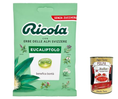 24x Ricola Eucaliptolo bonbon Eukalyptol und Menthol erfrischend ohne zucker 70g + Italian Gourmet polpa 400g 24x Ricola Eucaliptolo bonbon Eukalyptol und Menthol erfrischend ohne zucker 70g + Italian Gourmet polpa 400g von Italian Gourmet E.R.