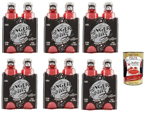 24x San Benedetto Ginger Spritz with Ginger 180 ml Aperitif without Alcohol Bitter + Italian Gourmet polpa 400g 24x San Benedetto Ginger Spritz with Ginger 180 ml Aperitif without Alcohol Bitter + Italian Gourmet polpa 400g von Italian Gourmet E.R.