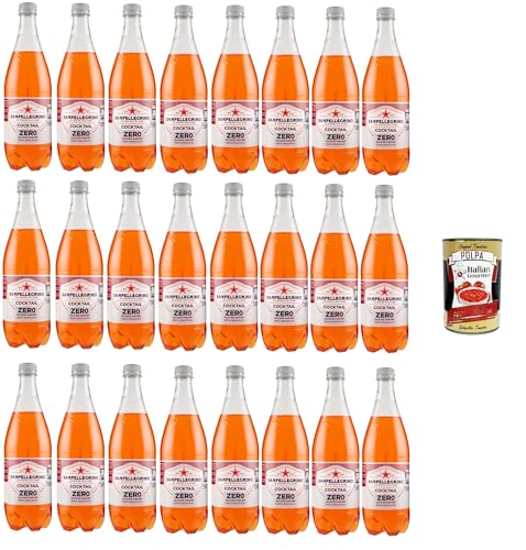 24x Cocktail zero Ingwer Zero PET ohne Zucker 0,75l Aperitivo Softdrink ohne Alkohol ohne Zucker + Italian Gourmet polpa 400g 24x Cocktail zero Ingwer Zero PET ohne Zucker 0,75l Aperitivo Softdrink ohne Alkohol ohne Zucker + Italian Gourmet polpa 400g von Italian Gourmet E.R.