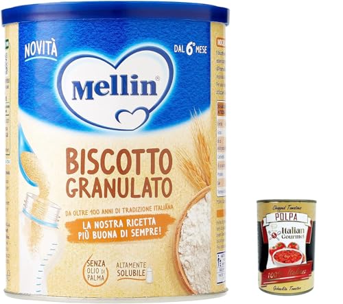 2x Mellin Biscottino Granulato, 400g + Italian Gourmet polpa 400g von Italian Gourmet E.R.