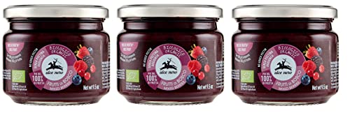 3x Alce Nero Composta di Frutti di Bosco Biologica Bio Kompott von Beeren mit Bio-Erdbeeren, Brombeeren, Heidelbeeren, roten Johannisbeeren und Himbeeren 270g 3x Alce Nero Composta di Frutti di Bosco Biologica Bio Kompott von Beeren mit Bio-Erdbeeren, Brombeeren, Heidelbeeren, roten Johannisbeeren und Himbeeren 270g von Italian Gourmet E.R.