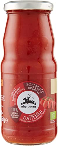 3x Alce Nero Passata di Datterini Biologica Tomaten BIO Kirschtomaten gewachsen Tomatensauce aus Italien 350g von Italian Gourmet E.R.