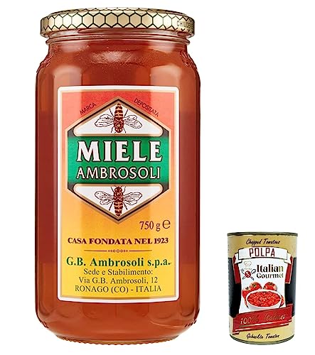 3x Ambrosoli - Miscela Di Miele Di Fiori MILLEFIORI, Millefiori Blumenhonig -Mischung 750 G + Italian Gourmet polpa 400g 3x Ambrosoli - Miscela Di Miele Di Fiori MILLEFIORI, Millefiori Blumenhonig -Mischung 750 G + Italian Gourmet polpa 400g von Italian Gourmet E.R.