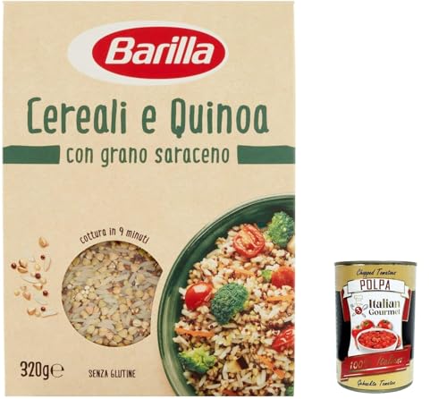 3x Barilla Cereali e Quinoa, senza glutine, gluten free, Mix Müsli und Quinoa, Gluten -frei, 320g + Italian Gourmet polpa 400g 3x Barilla Cereali e Quinoa, senza glutine, gluten free, Mix Müsli und Quinoa, Gluten -frei, 320g + Italian Gourmet polpa 400g von Italian Gourmet E.R.