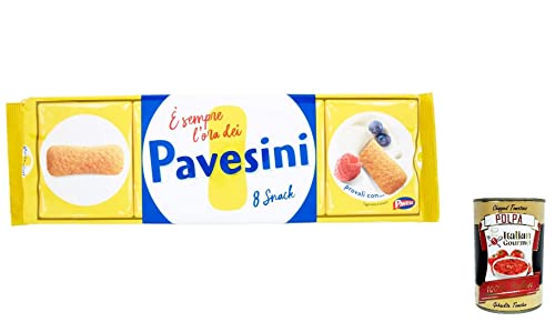 3x Barilla Pavesi Pavesini Kekse italien Biscuits 200g kuchen cookies keks snack + Italian gourmet polpa 400g von Italian Gourmet E.R.