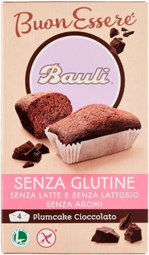 3x Bauli Buonessere PLUMCAKE Schokolade Glutenfrei, Laktosefrei, Geschmacksfrei 132gr + Italian gourmet polpa 400g von Italian Gourmet E.R.