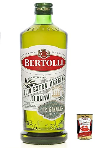 3x Bertolli Natives Olivenöl Extra Originale, 1er Pack (3 x 1000 ml) + Italian Gourmet Polpa von Italian Gourmet E.R.