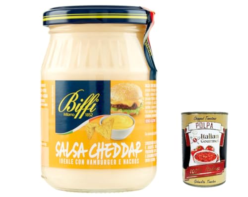 3x Biffi Salsa cheddar, Ideale Sauce für Nachos, Sandwiches und Hamburger. 180g + Italian Gourmet polpa 400g 3x Biffi Salsa cheddar, Ideale Sauce für Nachos, Sandwiches und Hamburger. 180g + Italian Gourmet polpa 400g von Italian Gourmet E.R.