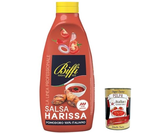 3x Biffi linea professionale, Salsa Harissa, 100% italienische Tomate squeeze 800g + Italian Gourmet polpa 400g von Italian Gourmet E.R.