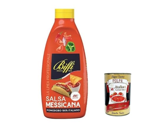 3x Biffi linea professionale, Salsa Messicana, 100% italienische Tomate squeeze 900g + Italian Gourmet polpa 400g von Italian Gourmet E.R.