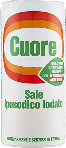 3x CUORE Sale Iposodico Iodato Salz Italian Jodsalz Jod 180 g Italienisch von Italian Gourmet E.R.