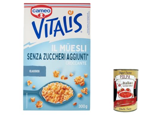 3x Cameo Vitalis Müesli Senza Zuccheri Aggiunti, Müesli ohne Zuckerzusatz + Italian Gourmet polpa 400g von Italian Gourmet E.R.