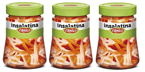 3x D'Amico Insalatina Aromatizzata all'aceto di vino Mit Weinessig aromatisierter Salat 300g Gemischte Gemüsemischung 3x D'Amico Insalatina Aromatizzata all'aceto di vino Mit Weinessig aromatisierter Salat 300g Gemischte Gemüsemischung von Italian Gourmet E.R.