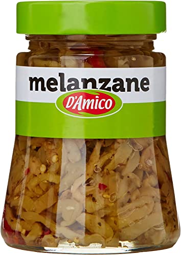 3x D'Amico Melanzane A Filetti Auberginenfilets im Glas Gr.280 von Italian Gourmet E.R.
