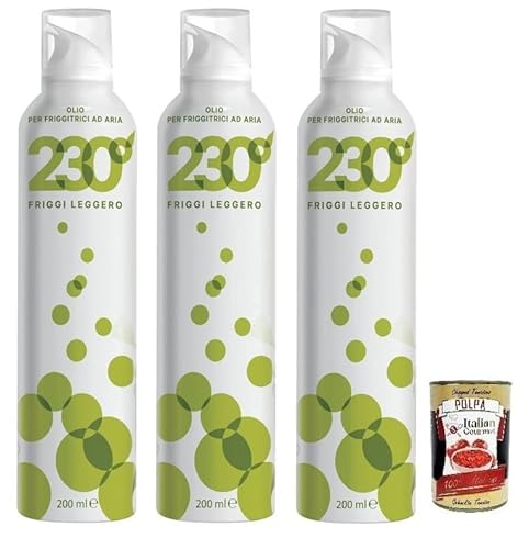 3x Fratelli Mantova Olio Friggi Leggero 230°,Luftfritteusen Öl,200ml Sprühöl + Italian Gourmet Polpa di Pomodoro 400g Dose 3x Fratelli Mantova Olio Friggi Leggero 230°,Luftfritteusen Öl,200ml Sprühöl + Italian Gourmet Polpa di Pomodoro 400g Dose von Italian Gourmet E.R.