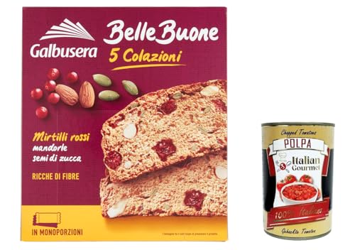 3x Galbusera belle buone Scheiben Mit Preiselbeeren, Mandeln, Kürbiskernen 200g + Italian Gourmet polpa 400g 3x Galbusera belle buone Scheiben Mit Preiselbeeren, Mandeln, Kürbiskernen 200g + Italian Gourmet polpa 400g von Italian Gourmet E.R.
