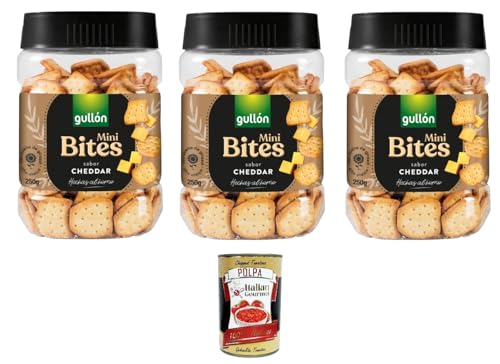 3x Gullon Crackers Cheddar 250Gr + Italian Goumet polpa 400g 3x Gullon Crackers Cheddar 250Gr + Italian Goumet polpa 400g von Italian Gourmet E.R.