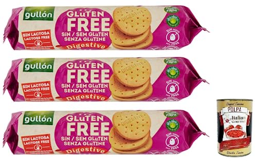 3x Gullón Gluten Free Digestive Biscotti Senza Glutine,Kekse Glutenfrei 150g + Italian Gourmet Polpa di Pomodoro 400g Dose 3x Gullón Gluten Free Digestive Biscotti Senza Glutine,Kekse Glutenfrei 150g + Italian Gourmet Polpa di Pomodoro 400g Dose von Italian Gourmet E.R.
