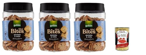 3x Gullon Quinoa- und Chia-Cracker 250 g + Italian Goumet polpa 400g 3x Gullon Quinoa- und Chia-Cracker 250 g + Italian Goumet polpa 400g von Italian Gourmet E.R.