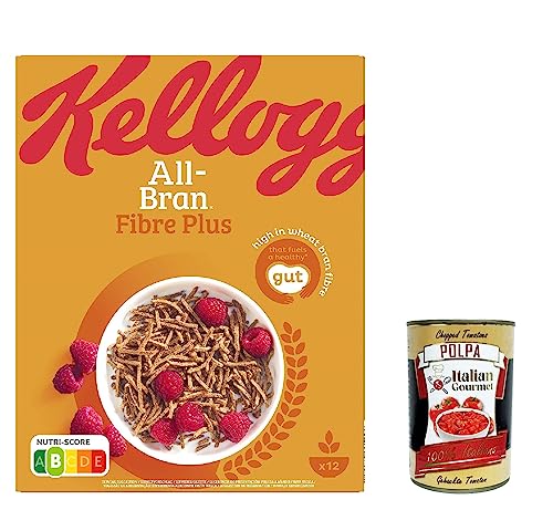 3x Kellog's Kellogg All-brain membrane mit seinen reichhaltigen Weizenfasern cereals 500 g + Italian Gourmet polpa 400g von Italian Gourmet E.R.