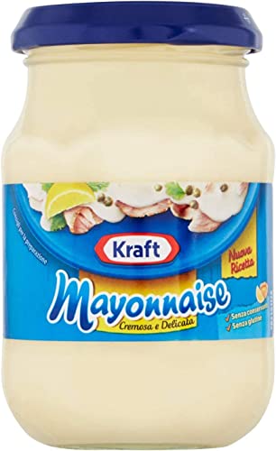 3x Kraft Klassik Mayonnaise mayo classic Fritessoße Soße Sauce glass 175gr von Italian Gourmet E.R.