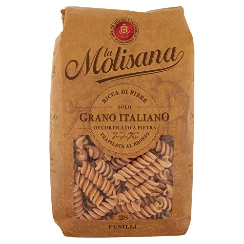 3x La Molisana Pasta Integrale Fusilli n°28 Vollkornnudeln Vollkornpasta,100% italienischer Weizen,Bronzepaste 500g Packung + Italian Gourmet Polpa di Pomodoro 400g Dose 3x La Molisana Pasta Integrale Fusilli n°28 Vollkornnudeln Vollkornpasta,100% italienischer Weizen,Bronzepaste 500g Packung + Italian Gourmet Polpa di Pomodoro 400g Dose von Italian Gourmet E.R.