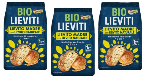 3x Lo Conte Decorì Bio Lieviti Bio-Hefe Sauerteig mit Naturhefe 105g Beutel von Italian Gourmet E.R.
