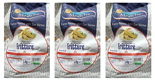 3x Lo Conte Le Farine Magiche Frittura Mehl zum Braten 5Kg von Italian Gourmet E.R.