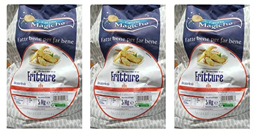 3x Lo Conte Le Farine Magiche Frittura Mehl zum Braten 5Kg 3x Lo Conte Le Farine Magiche Frittura Mehl zum Braten 5Kg von Italian Gourmet E.R.