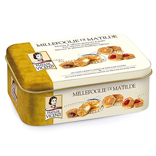 3x Matilde Vicenzi Biscotteria millefoglie 330g kekse butterkekse cookies biscuits von Italian Gourmet E.R.