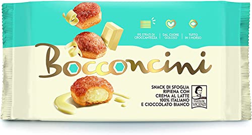 3x Matilde Vicenzi Bocconcini mit Milchcreme & weißer Schokolade 100G von Italian Gourmet E.R.