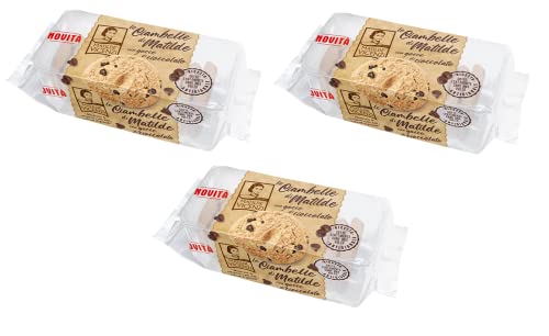 3x Matilde Vicenzi Ciambelle con Gocce di Cioccolato Donuts mit Schokoladenstückchen 200g Packung 3x Matilde Vicenzi Ciambelle con Gocce di Cioccolato Donuts mit Schokoladenstückchen 200g Packung von Italian Gourmet E.R.