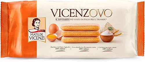 3x Matilde Vicenzi Savoiardi Vicenzovo Kekse für kuchen tiramisù Löffelbiskuits 300g von Italian Gourmet E.R.