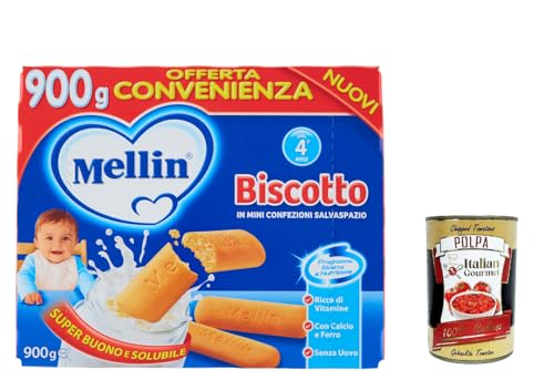 3x Mellin Biscotto Classico, 900g + Italian Gourmet polpa 400g von Italian Gourmet E.R.