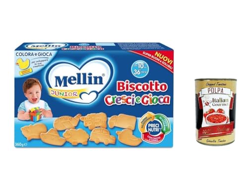 3x Mellin Biscotto cresci e gioca 360g + Italian Gourmet polpa 400g von Italian Gourmet E.R.