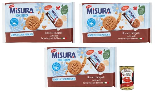 3x Misura Dolcesenza,Biscotti Integrali con Cereali,Vollkornkekse mit Müsli,Ohne Zuckerzusatz 280g,Italian Gourmet Polpa di Pomodoro 400g Dose 3x Misura Dolcesenza,Biscotti Integrali con Cereali,Vollkornkekse mit Müsli,Ohne Zuckerzusatz 280g,Italian Gourmet Polpa di Pomodoro 400g Dose von Italian Gourmet E.R.