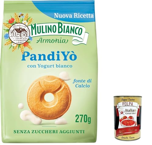 3x Mulino Bianco Pandiyo Kekse ohne Zuckerzusatz mit Joghurt und Müsli cookies biscuits 270g + Italian gourmet polpa 400g 3x Mulino Bianco Pandiyo Kekse ohne Zuckerzusatz mit Joghurt und Müsli cookies biscuits 270g + Italian gourmet polpa 400g von Italian Gourmet E.R.
