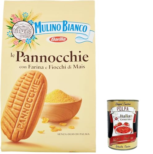 3x Mulino Bianco kekse Pannocchie mit Cornflakes 350g biskuits cookies kuchen + Italian Gourmet polpa 400g von Italian Gourmet E.R.