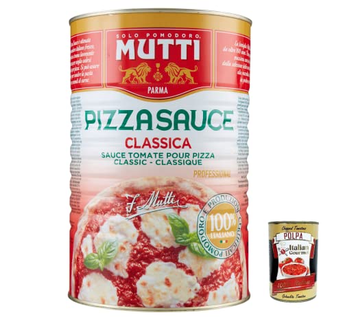 3x Mutti Pizza Sauce Classica Pizza Sauce 4.1kg Pizzasauce Classica + Italian Gourmet polkpa 400g von Italian Gourmet E.R.