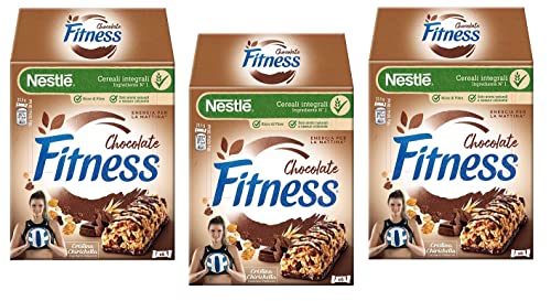 3x Nestlé Fitness Chocolate Müsliriegel Vollkornriegel mit Schokolade ( 6 x 23,5g ) 141g von Italian Gourmet E.R.