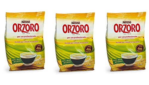 3x Nestlé Orzoro Orzo Tostato Solubile Lösliche Geröstete Gerste Beutel mit 200g 3x Nestlé Orzoro Orzo Tostato Solubile Lösliche Geröstete Gerste Beutel mit 200g von Italian Gourmet E.R.