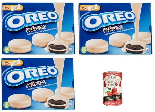 3x OREO BANADAS CHOCO WHITE 246gr + Italian Gourmet pelati 400gr 3x OREO BANADAS CHOCO WHITE 246gr + Italian Gourmet pelati 400gr von Italian Gourmet E.R.