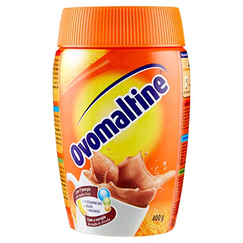 3x Ovomaltine Lösliche Zubereitung für Getränke auf Gerstenmalz und Kakao Basis mit Vitaminen und Mineralstoffen 400g + Italian Gourmet polpa 400g von Italian Gourmet E.R.