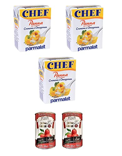 3x Parmalat Panna chef Sahne per cucinare Kochcreme creme fur Koch 500ml + Italian Gourmet 100% italienische geschälte Tomaten dosen 2x 400g 3x Parmalat Panna chef Sahne per cucinare Kochcreme creme fur Koch 500ml + Italian Gourmet 100% italienische geschälte Tomaten dosen 2x 400g von Italian Gourmet E.R.