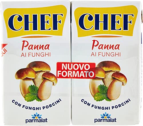3x Parmalat Panna chef ai funghi Kochcreme Sahne mit Steinpilzen pilze 2x125g von Italian Gourmet E.R.